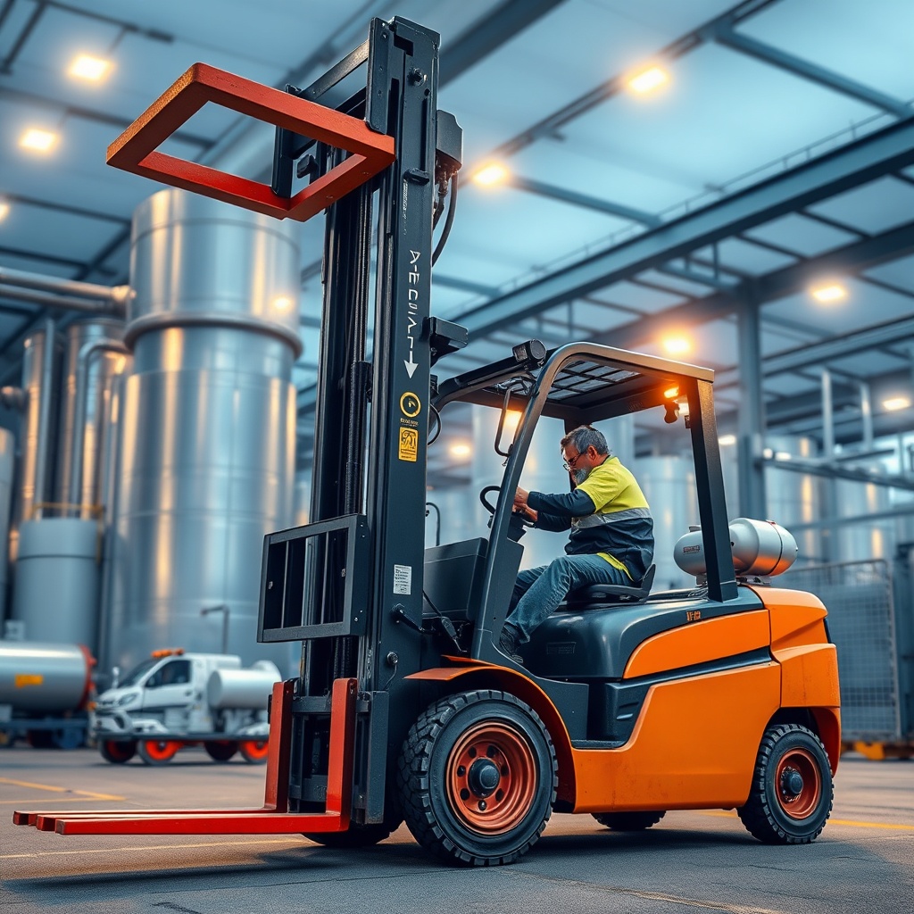 Chemical industry forklift application