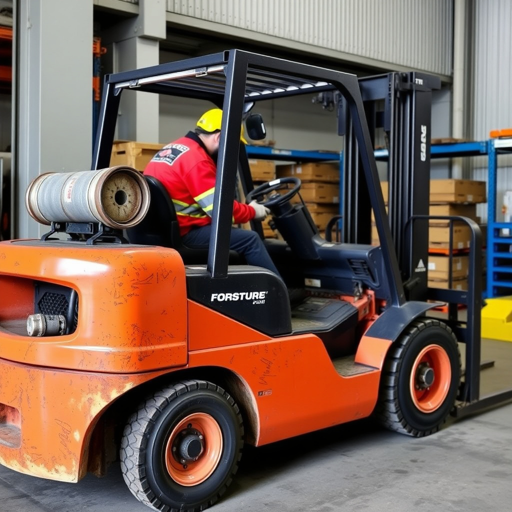 Forklift maintenance and training