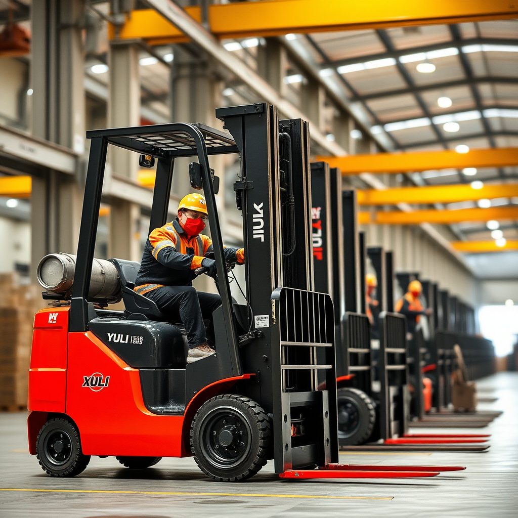 Successful industrial operation with YULI forklifts